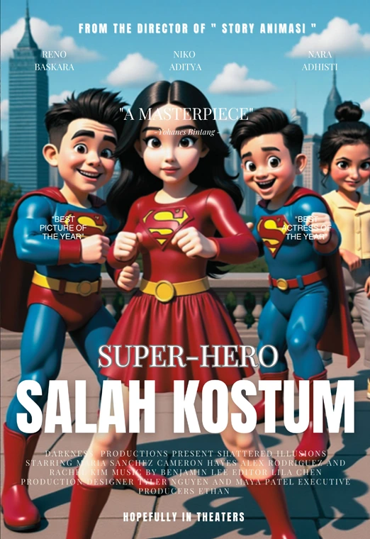Superhero Salah Kostum